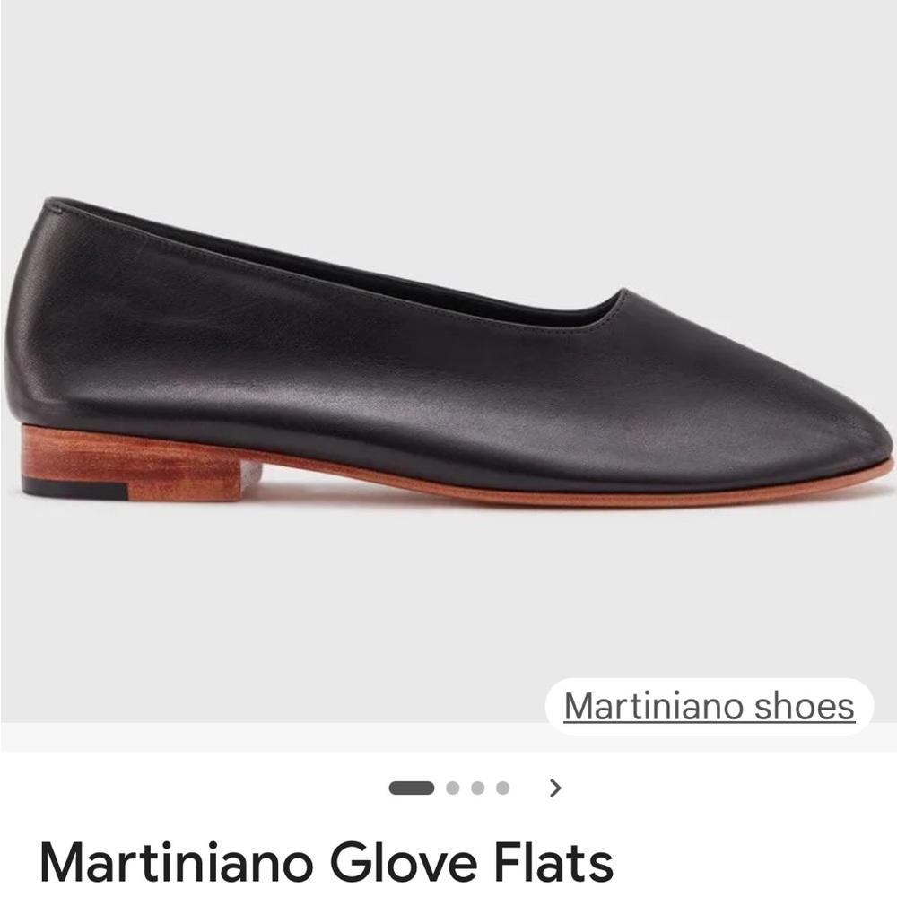 Martiniano Black Glove Flats